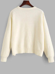 Beading Button Up Cardigan for Women