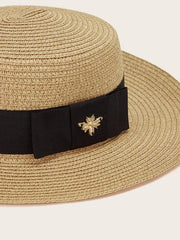 Bee Decor Straw Hat for Women