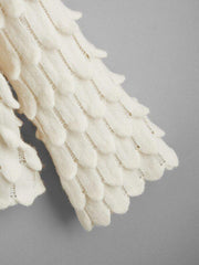 Bell Sleeve Pointelle Knit Sweater for Women