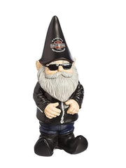 Biker Polystone Themed Garden Gnome Resin Garden Ornaments Yard Decoration Crafts