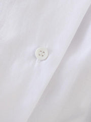 Bishop Sleeve High Low Button Up Blouse for Women