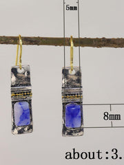 Blue Alloy Earrings for Women