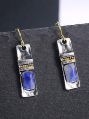 Blue Alloy Earrings for Women