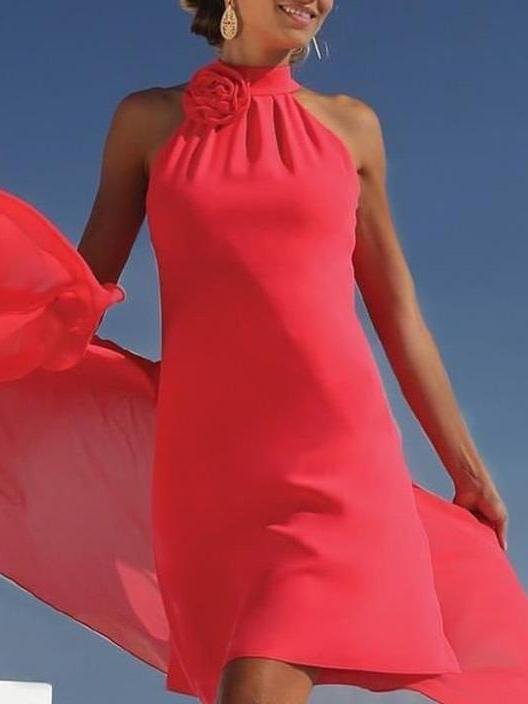 Bodycon Chiffon Sleeveless Party Wedding Mother's Dress for Women
