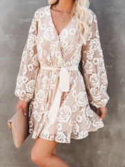 Bohemian Long Sleeve Print Dress for Women