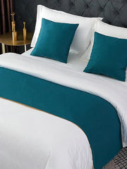 Bed Runner Bed Scarf, Decorative Bed Scarf for Home Hotel Bedspreads Scarves Protection Modern Solid Bed Runner for Foot of Bed Home Bedroom Bedding Decoration