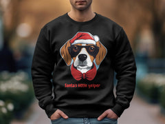 Beagle puppy Long Sleeve T-shirt, Off-white Color, Beagle Puppy Shirt, Dog Lovers Long Sleeve Tee, Dog Mom Gift idea