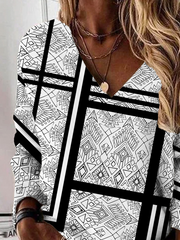Letter Shirts & Tops Women long sleeve T-shirts