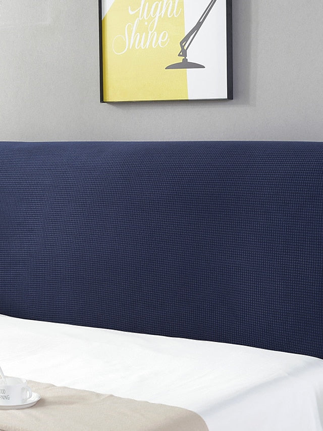 Bed Headboard Cover for Bedroom Decoration, Stretch Bed Headboard Slipcover Covers, Dust proof Protector Cover for Upholstered Headboard