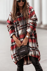 Trend Forecast Plaid Hooded Coats