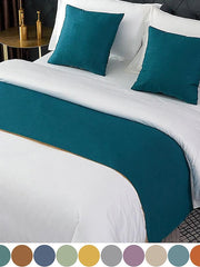 Bed Runner Bed Scarf, Decorative Bed Scarf for Home Hotel Bedspreads Scarves Protection Modern Solid Bed Runner for Foot of Bed Home Bedroom Bedding Decoration