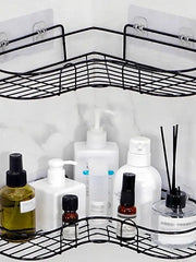 Bathroom Shelf, Shower Caddy Rack, Bathroom Kitchen No Punching Triangle Storage Rack, Bathroom Accessories