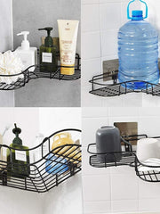 Bathroom Shelf, Shower Caddy Rack, Bathroom Kitchen No Punching Triangle Storage Rack, Bathroom Accessories