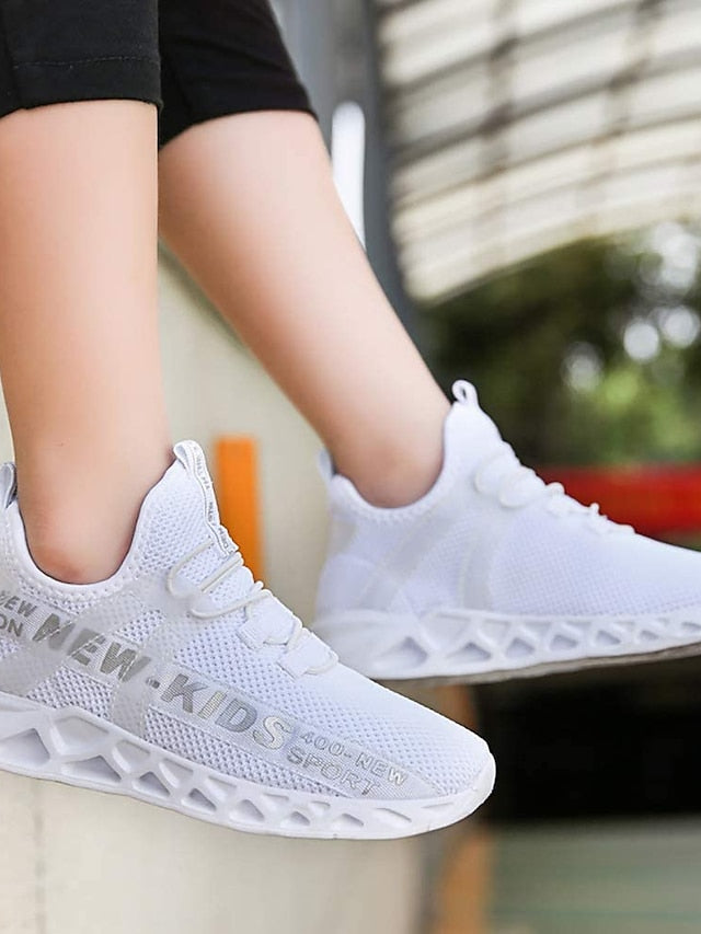 Boys Girls' Trainers Athletic Shoes Daily Sports & Outdoors Casual School Shoes Elastic Fabric Shock Absorption Breathability Non-slipping Big Kids(7years +) Little Kids(4-7ys) School Casual Daily