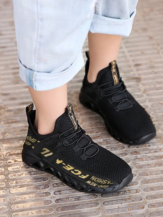 Boys Girls' Trainers Athletic Shoes Daily Sports & Outdoors Casual School Shoes Elastic Fabric Shock Absorption Breathability Non-slipping Big Kids(7years +) Little Kids(4-7ys) School Casual Daily