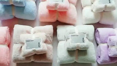 Bath Towels Set for Bathroom,Thick,Soft&Absorbent Fleece Bath Towels,1PC Bath Towel&1PC Hand Towel,Microfiber Quick Dry Bath Towel,Multipurpose Bath Sheets Towels for Bath, Gym and Spa