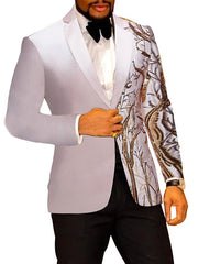 Black Pink Burgundy Men's Party Prom Sequin Sparkly Suits 2 Piece Patterned Standard Fit Single Breasted One-button
