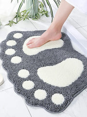 Bathroom Rugs Mats Water Absorbent Non-Slip Mat Used in Bathroom, Shower, Room, Etc.Soft Flocking Bath Mat Machine Washable Bath Mat Bathroom Mat