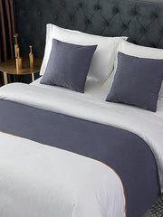 Bed Runner Bed Scarf, Decorative Bed Scarf for Home Hotel Bedspreads Scarves Protection Modern Solid Bed Runner for Foot of Bed Home Bedroom Bedding Decoration