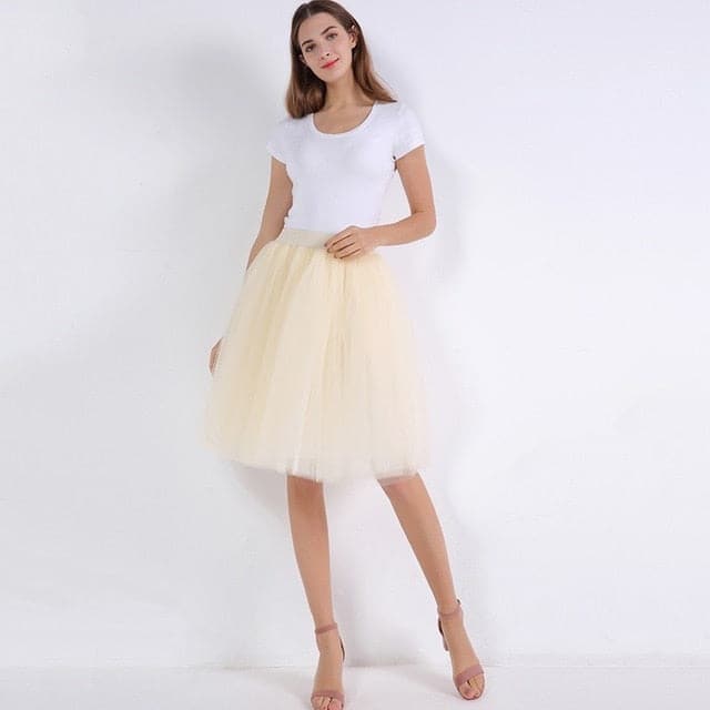 Womens Pleated Dance Tutu Skirts