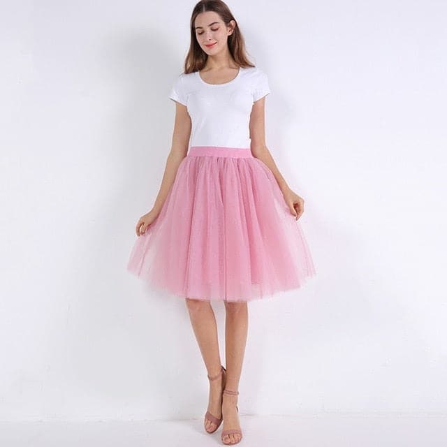 Womens Pleated Dance Tutu Skirts