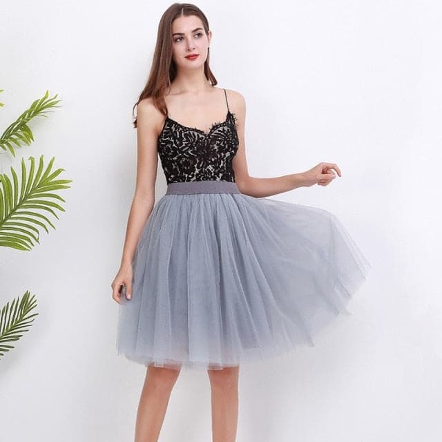 Womens Pleated Dance Tutu Skirts