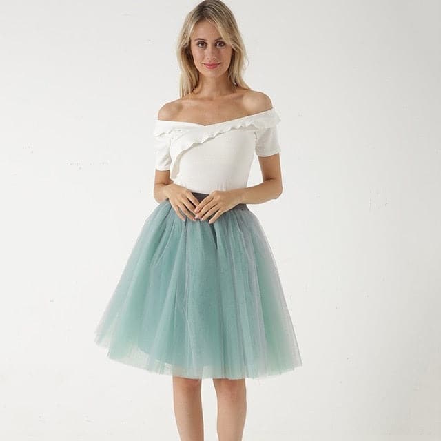 Womens Pleated Dance Tutu Skirts