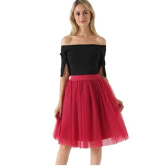 Womens Pleated Dance Tutu Skirts