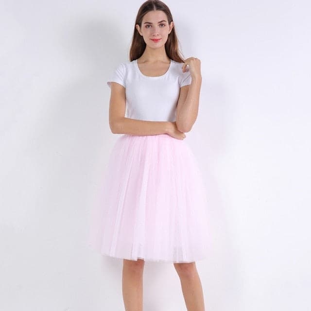 Womens Pleated Dance Tutu Skirts