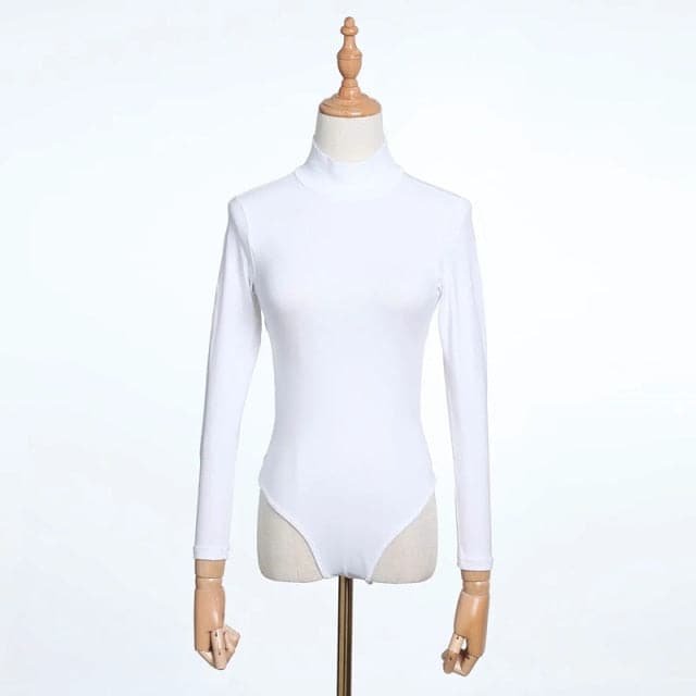 High Neck Ultra Low Back Bodysuit