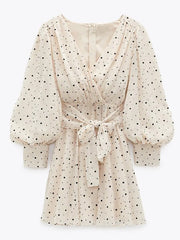 SAIA POLKA DOT DRESS