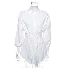 Long Sleeve Deep V   Mini Beach Elegant Dress