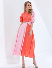 AISHA COLORBLOCK DRESS