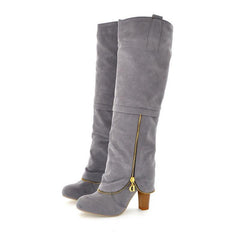 High Heels Long Flock Winter Knee High Boots