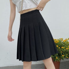 High Waist Pleated Skirts