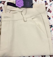 Slim Straight Trousers Women's Pants All Match Casual Spring Legging Pants Plus Size S-4XL Ankle-Length Pants
