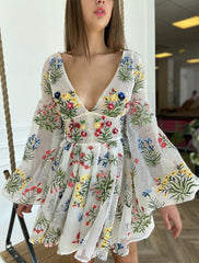 LILIA EMBROIDERY DRESS