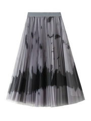 NANCY PLEATED CHIFFON SKIRT