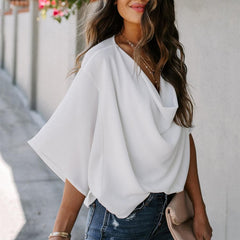 Fashion V Neck T-shirter