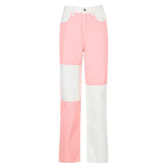 Fashion Summer Trousers Jeans Ladies Casual Wild Straight Slim Casual Long Pants For Spring Autumn Pantalon