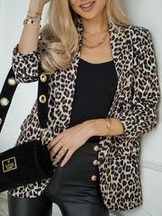 Blazers Casual Lapel Long Sleeve Blazer for Women