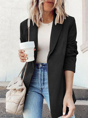 Blazers Fashion Lapel Slim Long Sleeve Blazer for Women