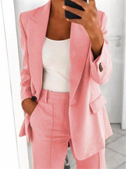 Blazers Lapel Slim Fit Temperament Blazer for Women