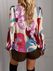 Blouses Temperament Commuter Sexy Long Sleeve Blouse for Women