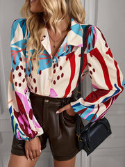 Blouses Temperament Commuter Sexy Long Sleeve Blouse for Women