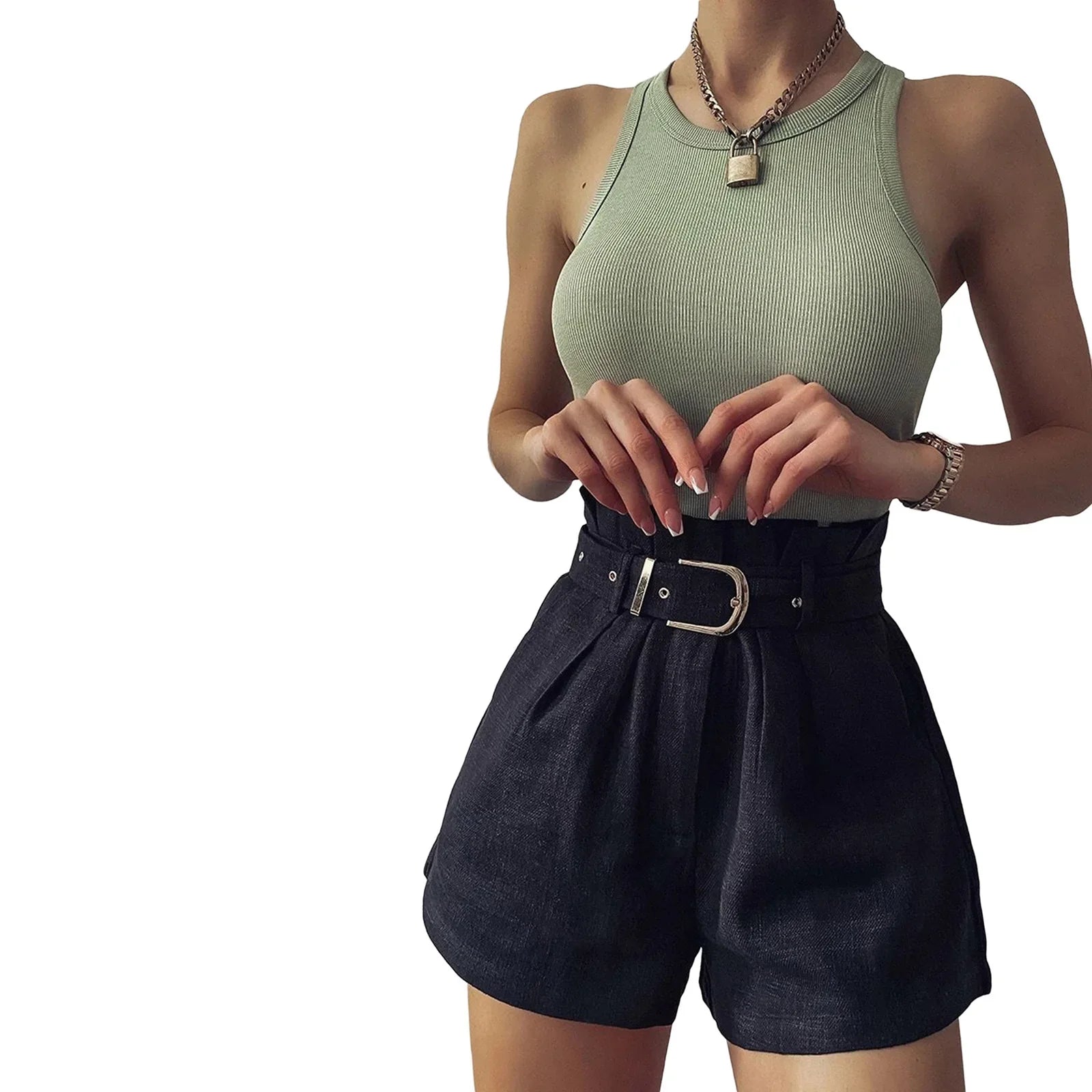 Summer Casual Round Collar Sleeveless Vest