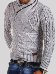 Casual Fashion Retro Knitted Pullover Sweater