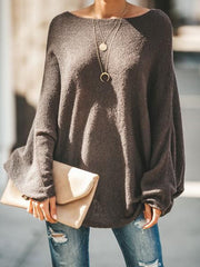 Round Neck Long Sleeve Sweaters