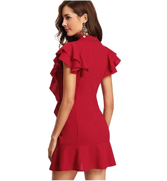 Fashion Falbala Bowknot Skater Dresses