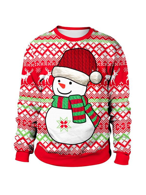 Plus Size Loose Woman Ugly Christmas Sweatshirts